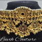 Kemp Floral Necklace Back Side , Kemp Necklaces, Women's Necklaces, Necklaces, Imitation Necklaces, Imitation Jewelry, Gold Replica, Luvih Couture