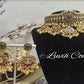 Kemp Floral Necklace Set , Imitation Jewelry, Imitation Necklace, Women's Necklace, Imitation Jewelry, Necklaces, Luvih Couture