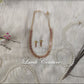 Ruby necklace flexible necklace set back side kemp jewelry, Luvih Couture