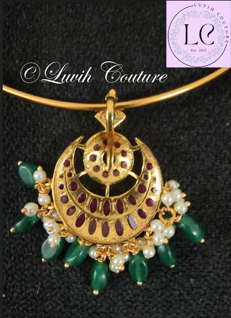 Kemp Necklace Kanti locket Back side, Luvih Couture
