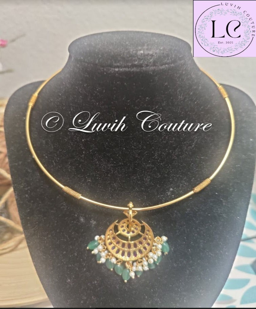 Kemp Necklace Kanti Back side, Luvih Couture