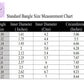 LC Bangle Size Measurement, Luvih Couture