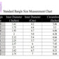 Bangle Size Chart, Luvih Couture