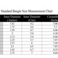 Bangle Size chart, Luvih Couture
