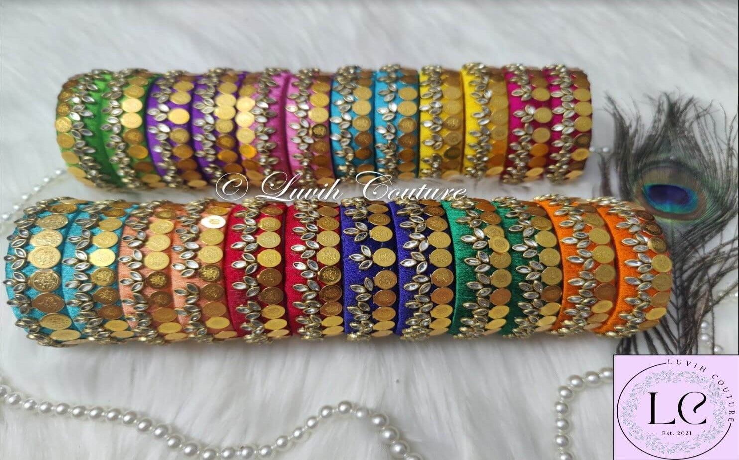 Silk Thread Bangles Lakshmi Kasu, Luvih Couture