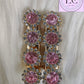 Light Pink Flower Hair Clips Luvih Couture