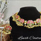 Jadau Kundan Lotus necklace set , Luvih Couture