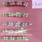  Crystal hair clips/ Barrrettes for women handmade Luvih Couture