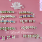 Crystal hair clips handmade for women Luvih Couture