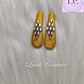 Mango Yellow Rhombus Silk Thread Hair Clips  for kids, Girls, Teens, Women, Luvih Couture