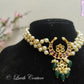 Moon Kemp Choker Necklace Back Side for kids or women, Luvih Couture