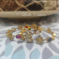 Navaratan bangles flower shape side picture, Luvih Couture