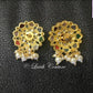 Navaratan Earrings Back Side, Imitation Jewelry, Jewelry, Imitation Earrings, Women's Earrings, Luvih Couture