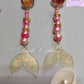  Designer Mermaid Earrings Orange Color Luvih Couture