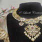 Grand Floral Peacock Necklace for girls, teens, women