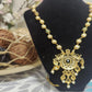 Peacock Necklace Green Imitation Necklace Back SideFor Kids or women-Luvih Couture