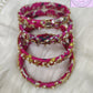 Maggam work bangles or Raw silk bangles Handloom Patola Thin bangles for Women