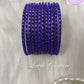 Royal Blue Glass Bangles Velvet for women