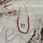 Ruby or kemp necklace set kemp jewelry, Luvih Couture