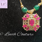 Cz Ruby Locket  Indian Mangala sutra for women, Luvih Couture